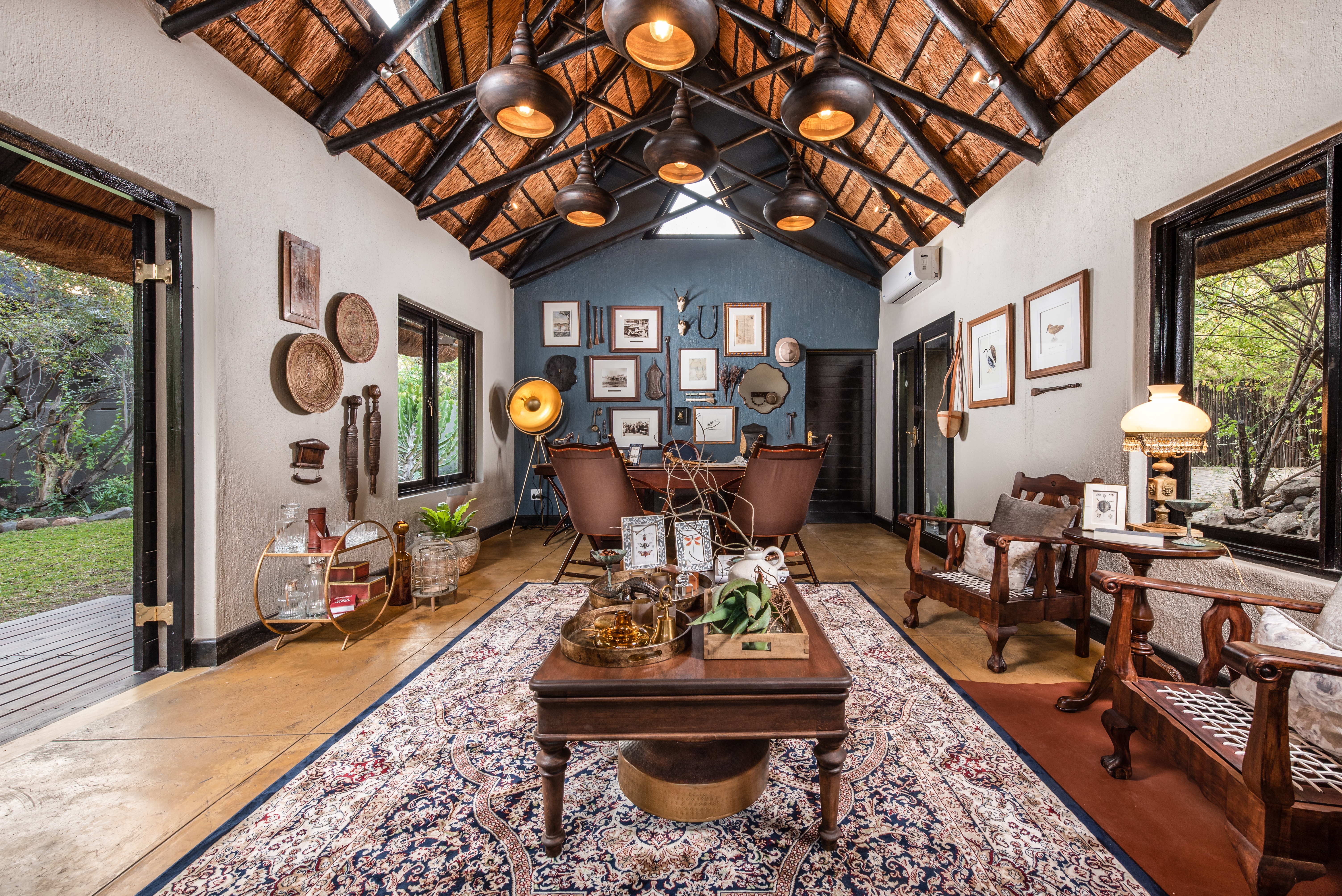 <p>The Sabi Sabi Selati Reception area is the first point of contact for guests arriving at the Selati Camp.</p>